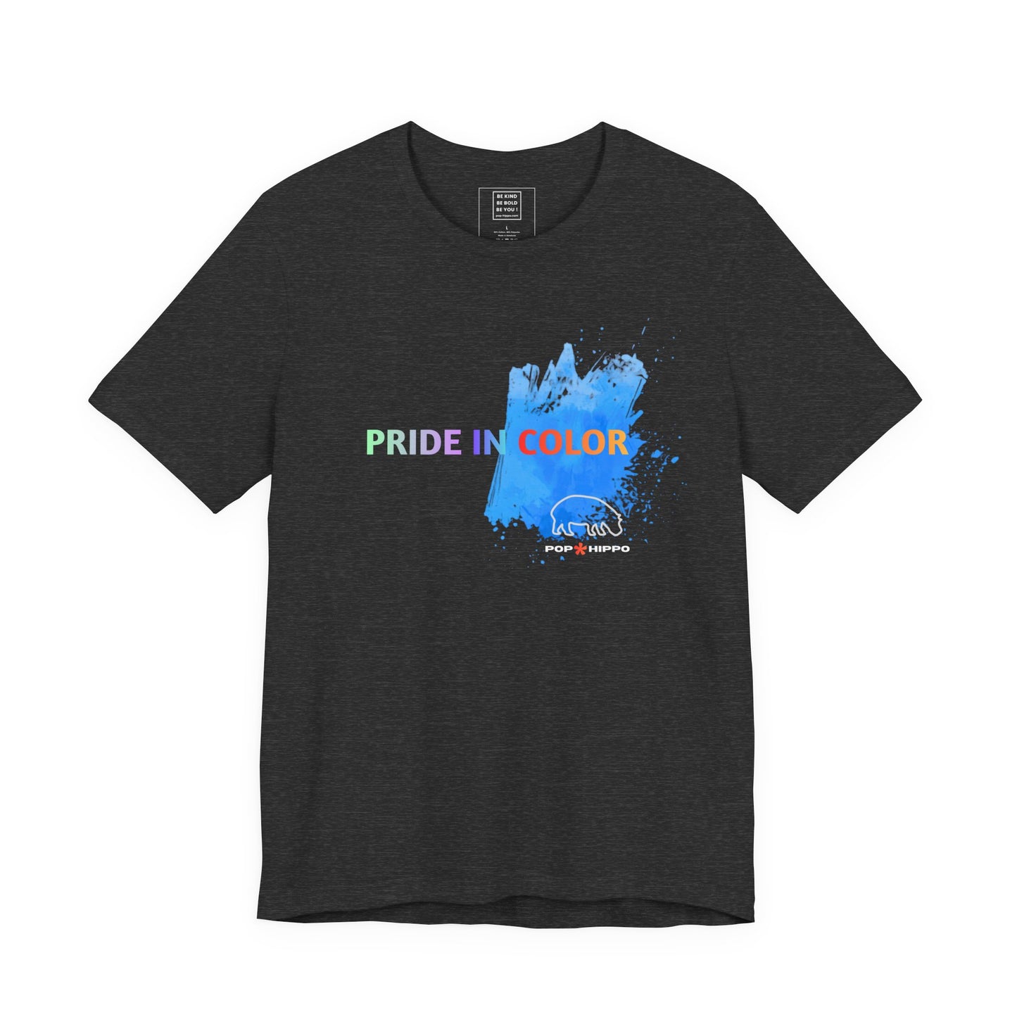 PRIDE in color - Crew Neck Tee - Blue Splash