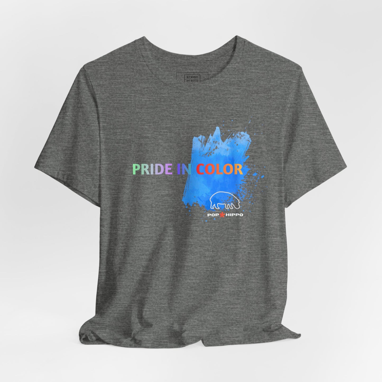 PRIDE in color - Crew Neck Tee - Blue Splash
