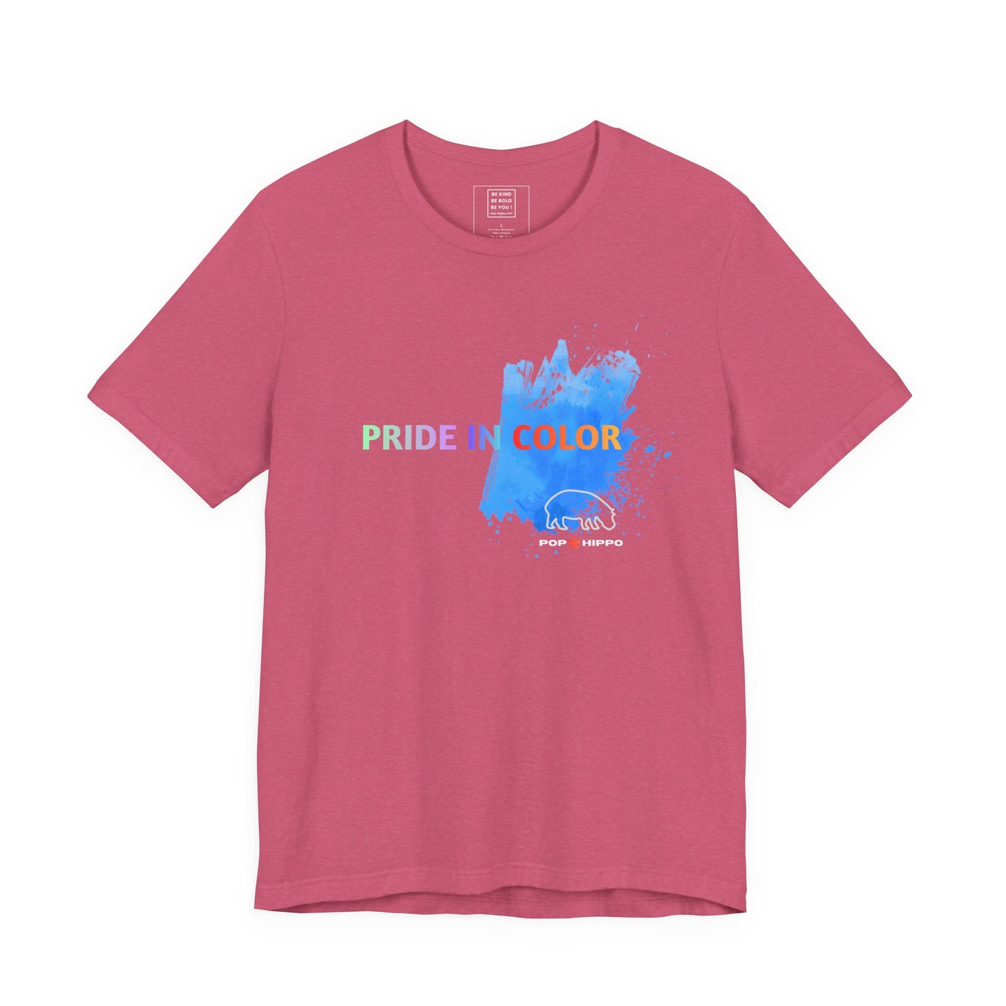PRIDE in color - Crew Neck Tee - Blue Splash