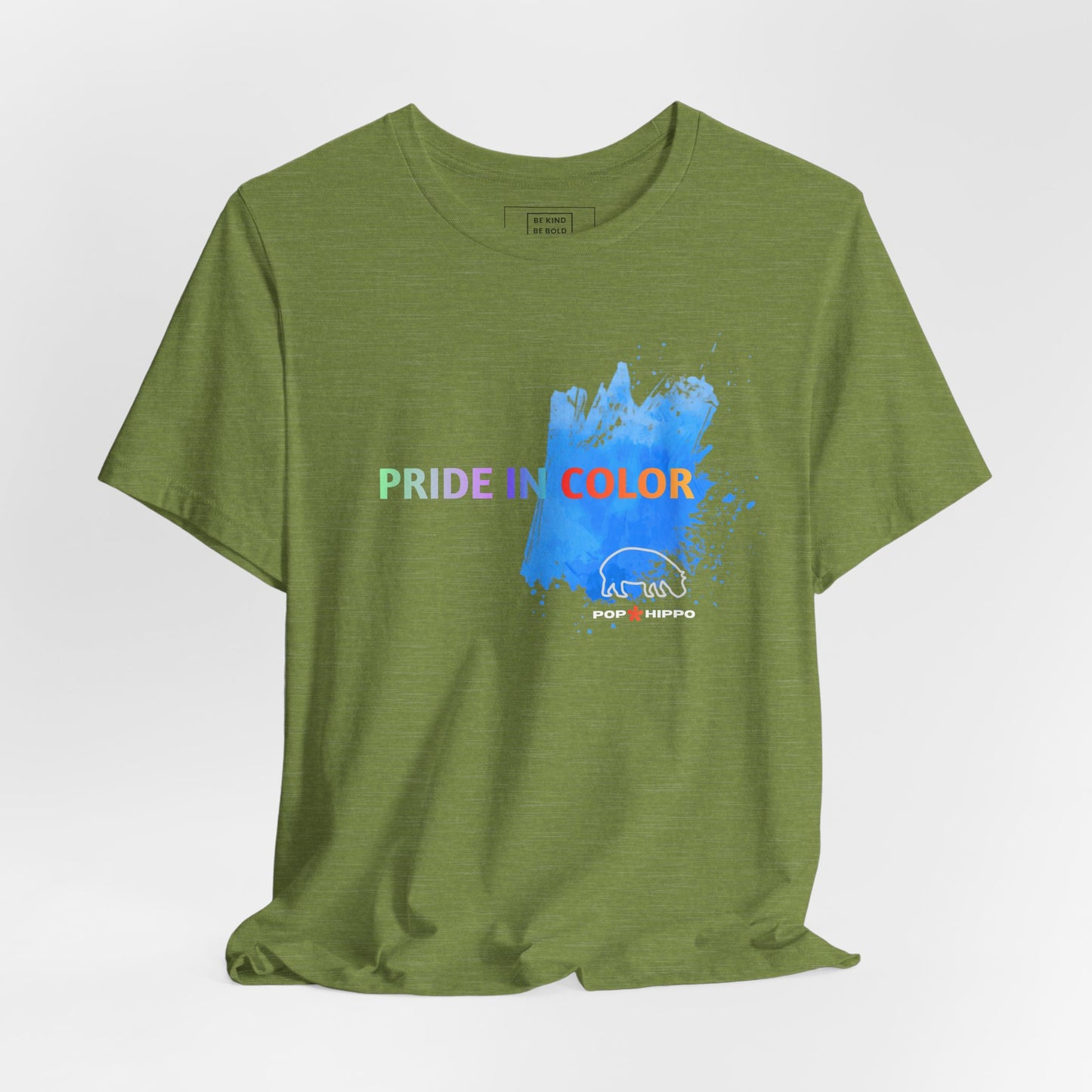 PRIDE in color - Crew Neck Tee - Blue Splash