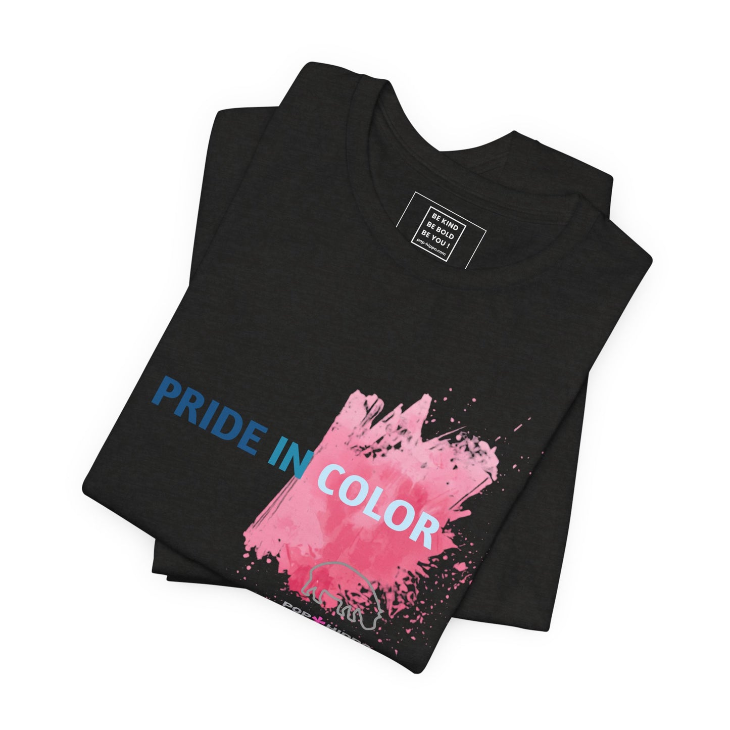 PRIDE IN COLOR - Crew Neck Tee - Pink Splash