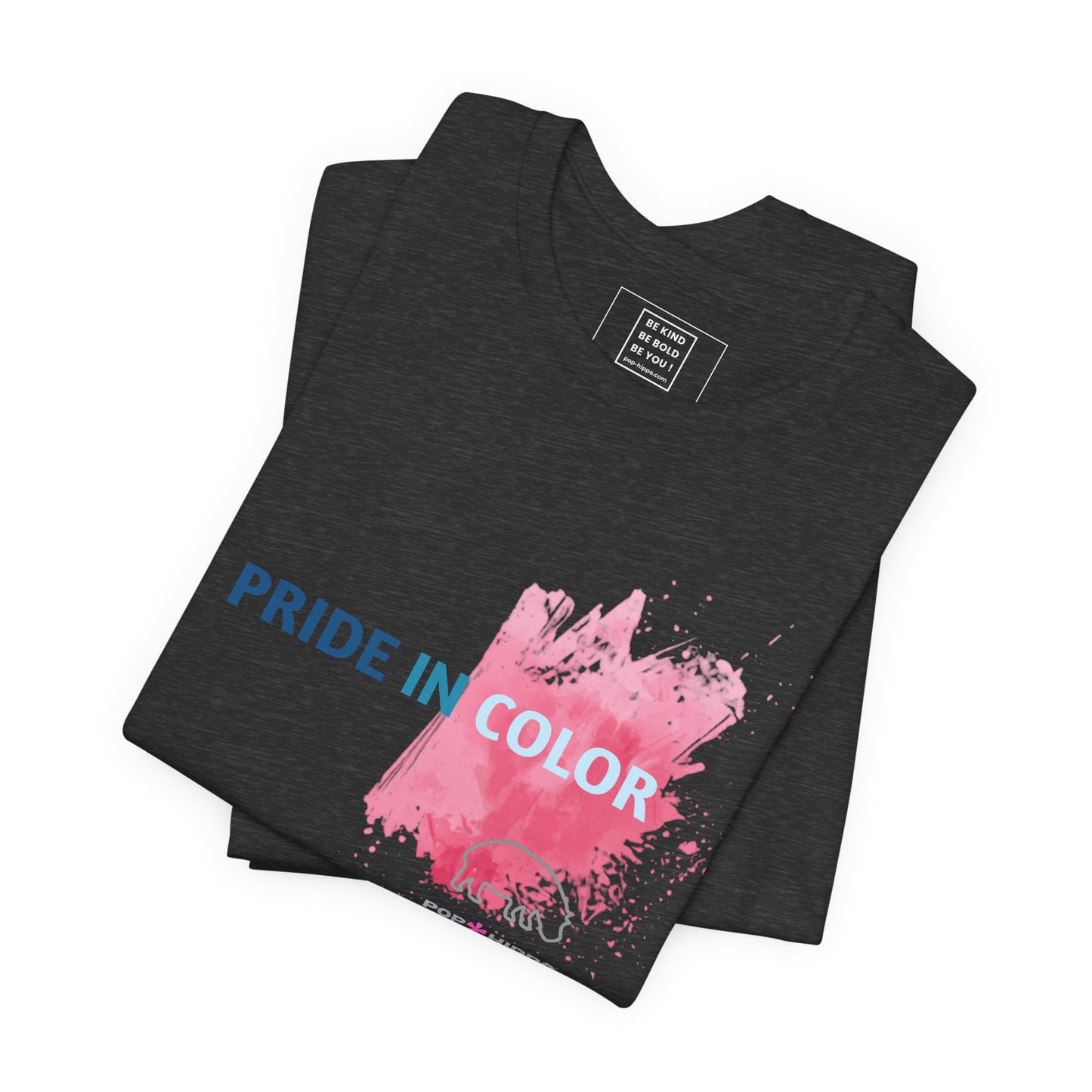 PRIDE IN COLOR - Crew Neck Tee - Pink Splash