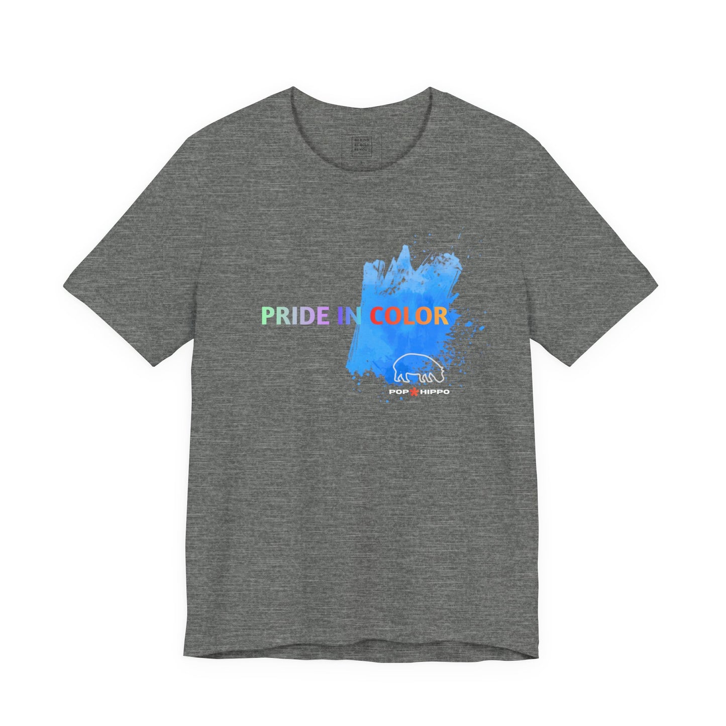 PRIDE in color - Crew Neck Tee - Blue Splash