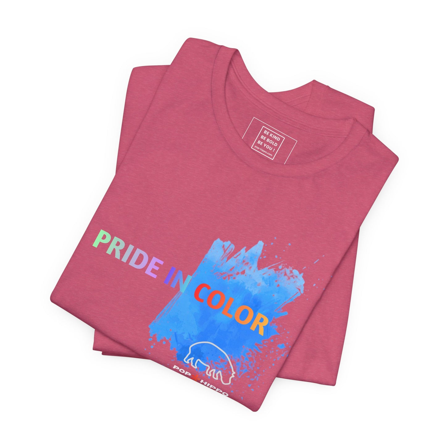 PRIDE in color - Crew Neck Tee - Blue Splash