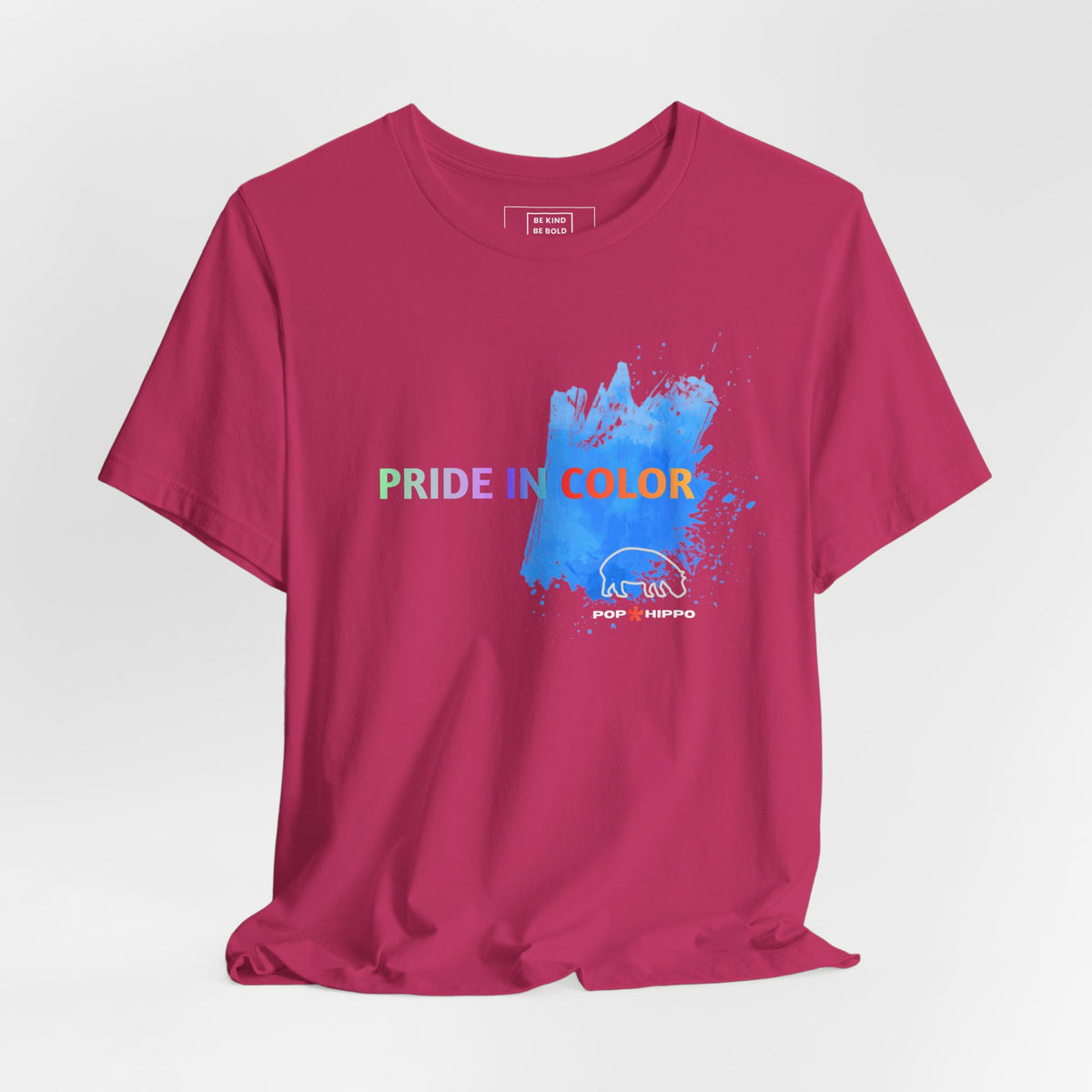 PRIDE in color - Crew Neck Tee - Blue Splash