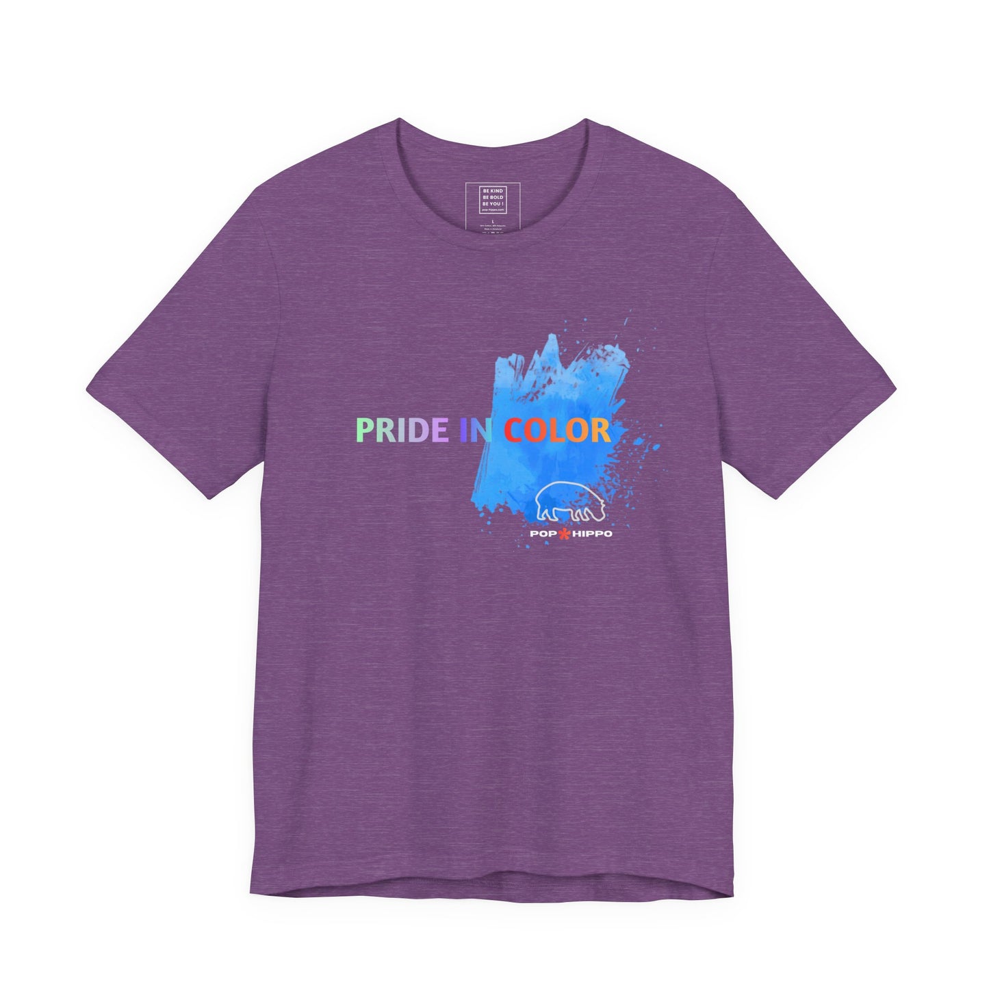 PRIDE in color - Crew Neck Tee - Blue Splash