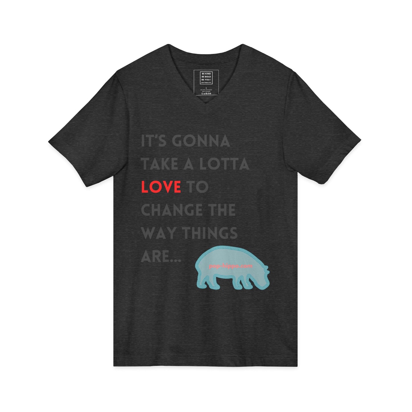 It's Gonna Take A Lotta Love - V-Neck Tee