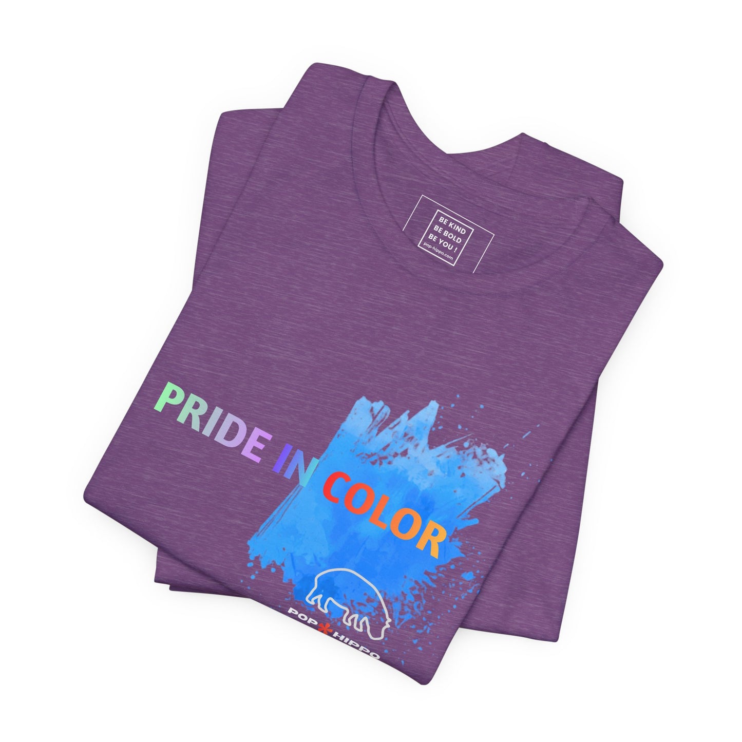 PRIDE in color - Crew Neck Tee - Blue Splash