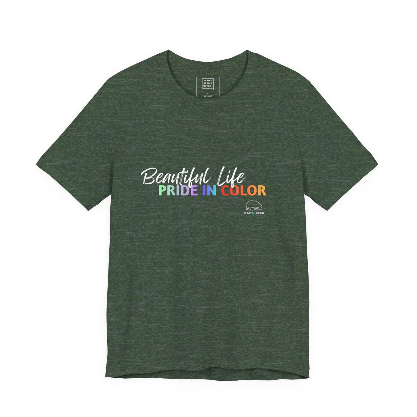 PRIDE in color - Crew Neck Tee - Beautiful Life