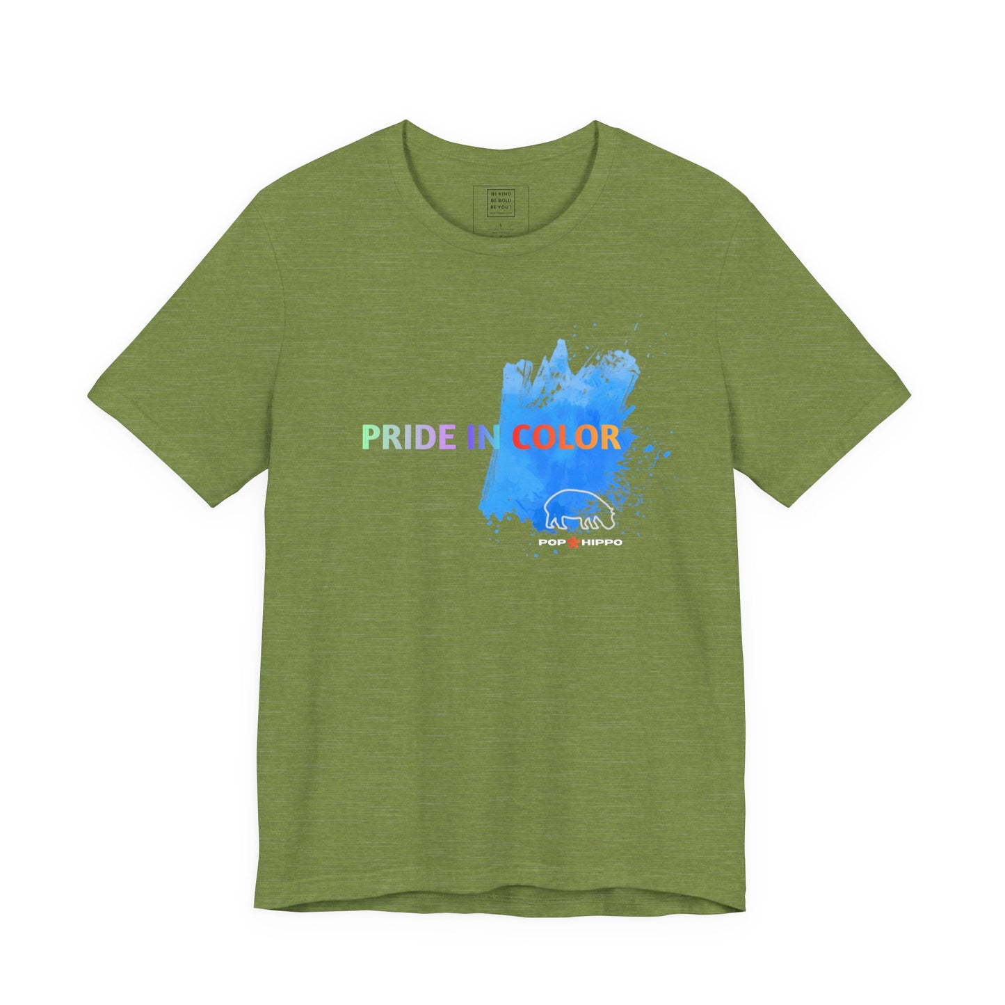 PRIDE in color - Crew Neck Tee - Blue Splash