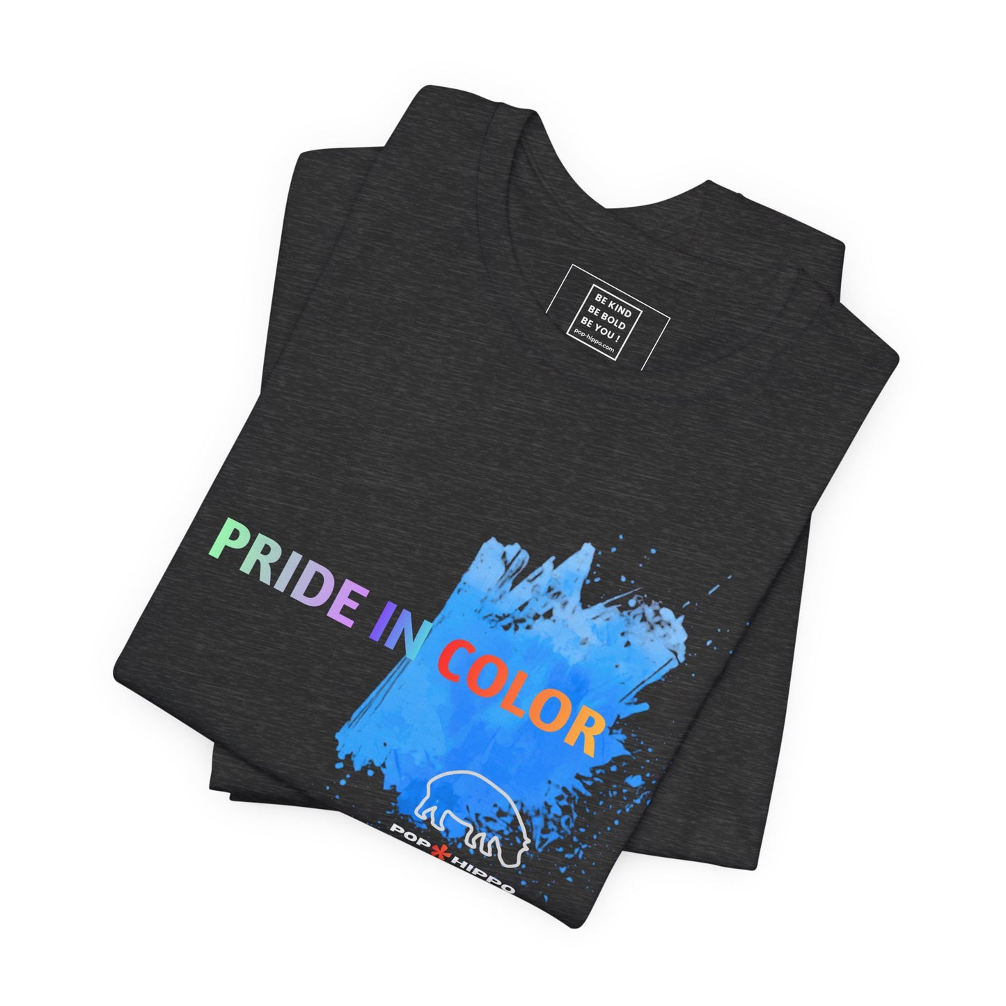 PRIDE in color - Crew Neck Tee - Blue Splash