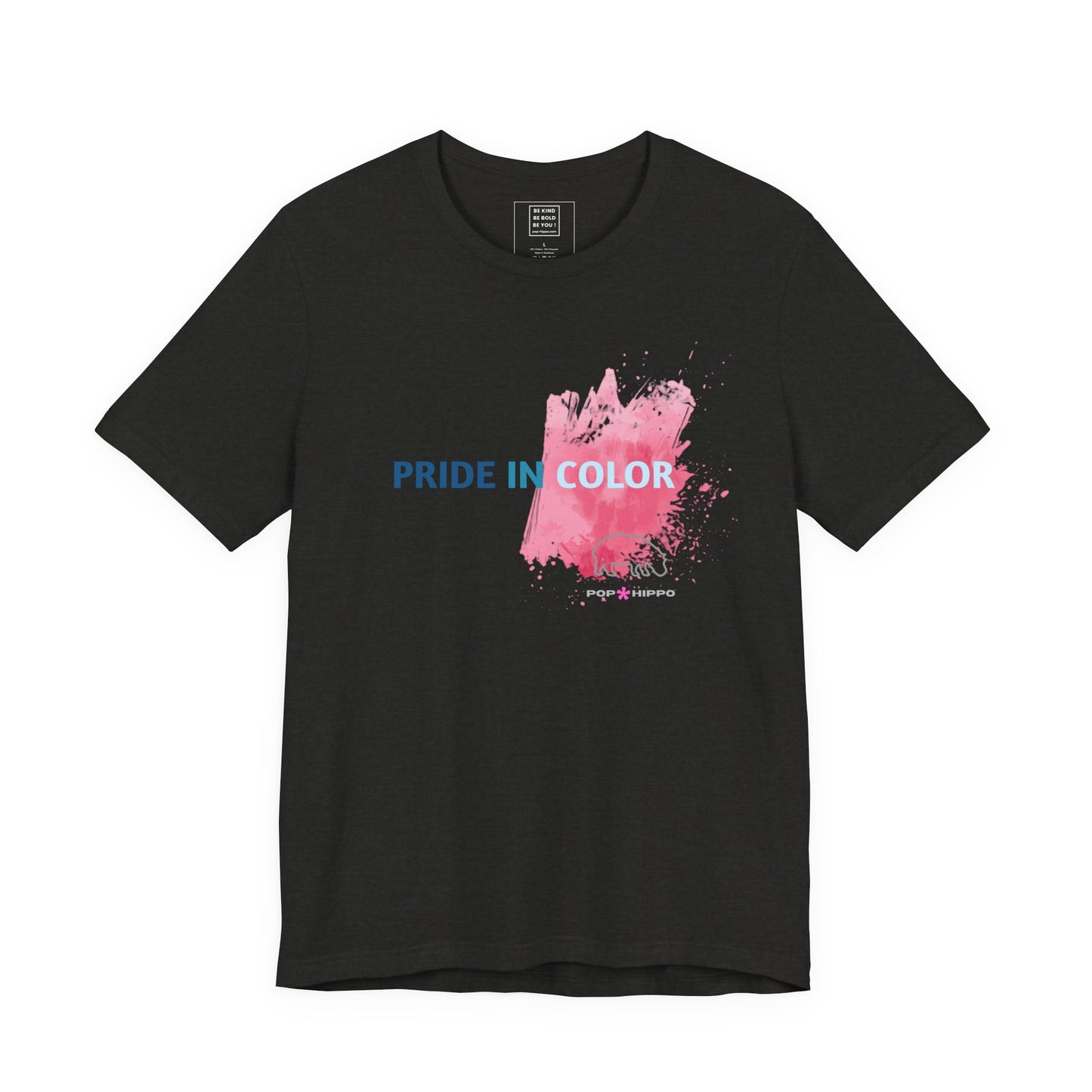 PRIDE IN COLOR - Crew Neck Tee - Pink Splash