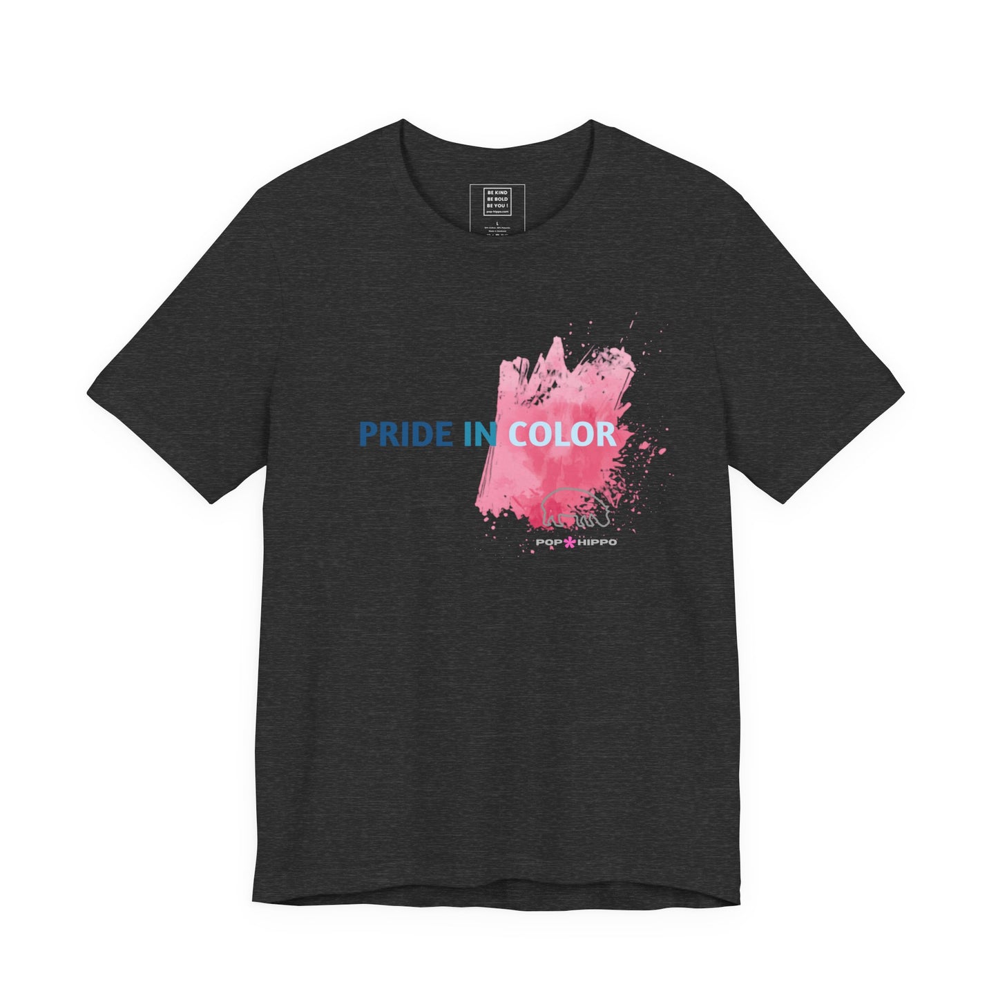 PRIDE IN COLOR - Crew Neck Tee - Pink Splash