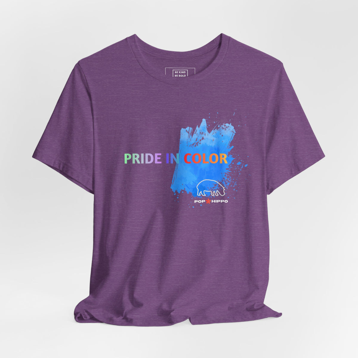 PRIDE in color - Crew Neck Tee - Blue Splash