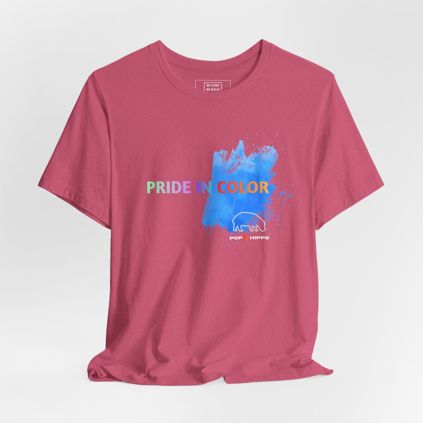 PRIDE in color - Crew Neck Tee - Blue Splash