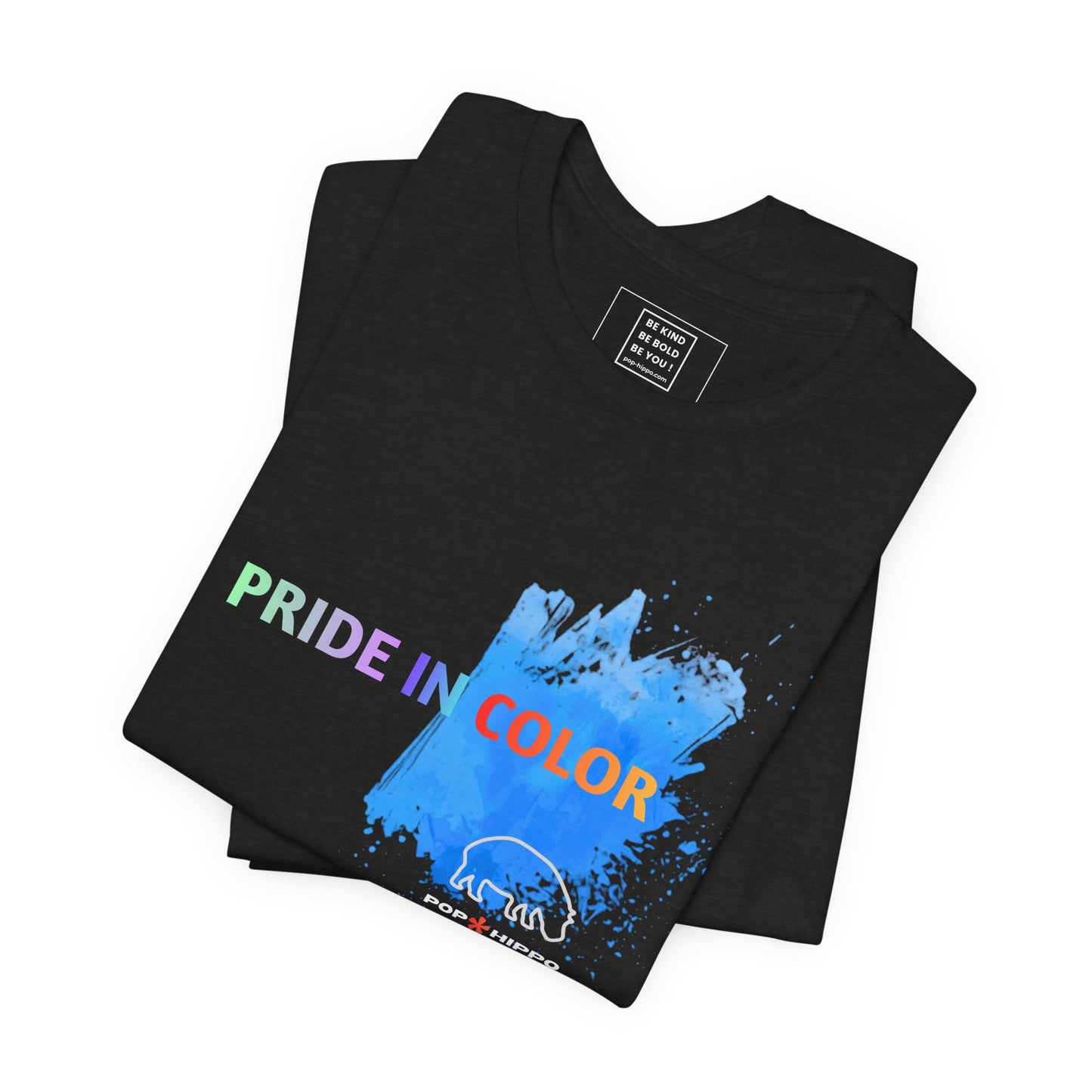 PRIDE in color - Crew Neck Tee - Blue Splash